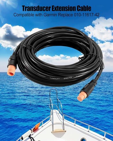 كابل تمديد محول 30FT 12Pin متوافق مع Garmin XID Xdcr يستبدل 010-11617-42 in Kuwait