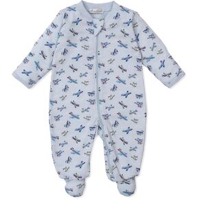 Kissy Kissy Baby Boys Infant Air Adventures Print Footie With Zipper in Kuwait