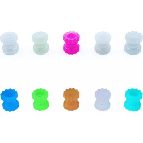 5Pcs Luminous Paracord Beads Knife Pendant, EDC Paracord Bracelet Necklace Tail Buckle, Zipper Pull Backpack Pendant for Outdoor Camping,Hiking,Diving,Water Sports in Saudi Arabia