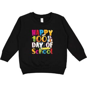 inktastic Happy 100th Days Of School Toddler Sweatshirt in Saudi Arabia