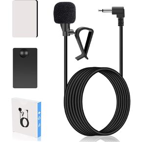 ميكروفون سيارة 3.5 ملم، ميكروفون خارجي لراديو ستيريو السيارة، وحدة رأس GPS DVD، ميكروفون صوتي للسيارة عالمي بدون استخدام اليدين in Kuwait