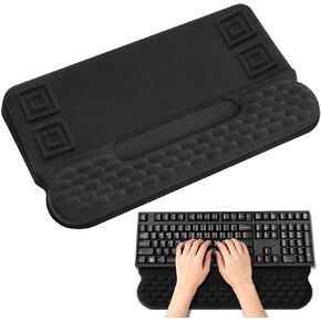 Wrist Rest with Keyboard Stand and Storage Slot, Ergonomic Computer Keyboard Wrist Rest, Soft Memory Foam, Non-Slip Base, Wrist Pad for Keyboard, Keyboard Pad with Wrist Support for Work Study Game in Saudi Arabia
