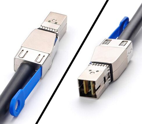 Heretom 12G External Mini SAS HD SFF-8644 to SFF-8644 Cable, 1-m(3.3ft) in Saudi Arabia