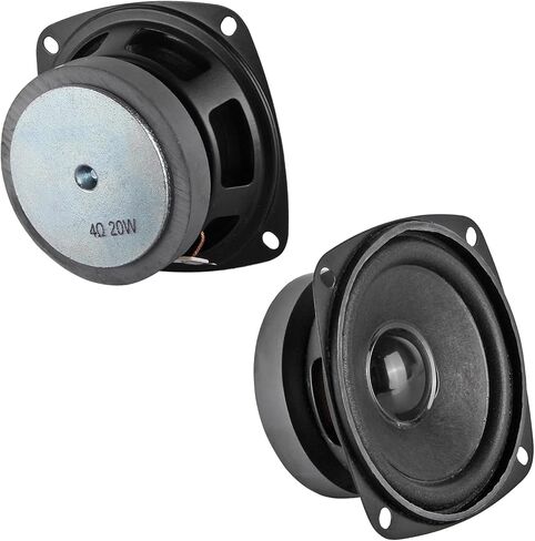 3" 4Ohm 20W Full Range Audio Speaker Stereo Woofer Loudspeaker for Arduino Replacement DIY (4pcs) in Saudi Arabia