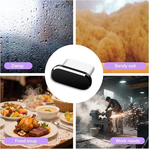 5-in-1 USB C Dust Plugs and Cleaning Tool Set 4 Pack Type-C Port Protector Covers with Fine Brush for Speaker Mesh Compatible with Phones Tablets and Laptops in Kuwait