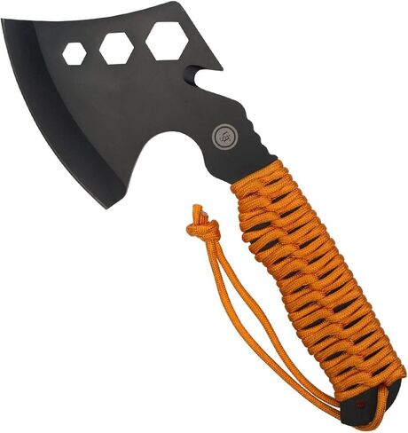UST Parahatchet FS Camping Axe with Stainless Steel Blade Including 3 Hex Wrenches and Rope Cutter, Paracord-Wrapped Handle and Magnesium Fire Starter for Camping, Backpacking, Hunting and the Outdoors in Saudi Arabia