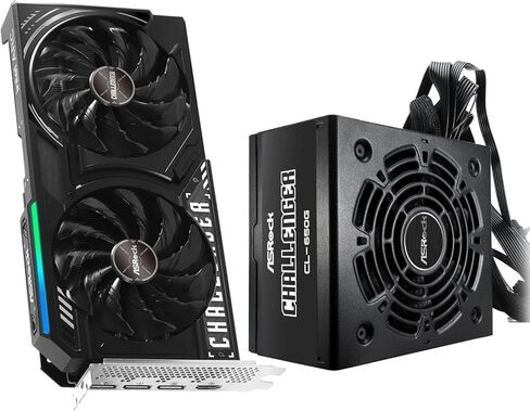 ASRock Intel Arc B580 Challenger 12GB OC & Challenger CL-650G 650W Gold PSU | Modern Gaming & Streaming Bundle in Saudi Arabia