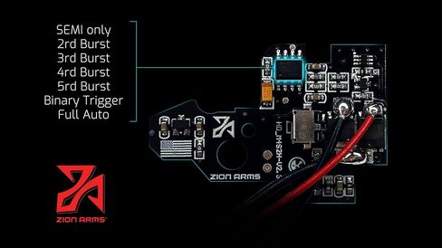 Lancer التكتيكية Gen 3 Mosfet Zionarm Nebula وحدة الزناد الإلكترونية القابلة للبرمجة ترقية مثالية للإصدار 2 من علب التروس Airsoft M4/M16 in Kuwait