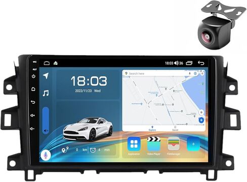نظام Android 15 لسيارة Nissan NAVARA Frontier NP300 D23 2015-2024 2 DIN ستيريو للسيارة مع 2K 4G BT CarPlay Android Auto GPS Navigation شاشة تعمل باللمس راديو السيارة مشغل الوسائط المتعددة (Y3 8Core 2+32G) in Kuwait