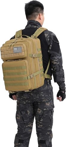 ATBP Military Tactical Molle Rucksack Backpack Large Travel Backpack Hiking Daypack Camping Hunting Backpack in Saudi Arabia
