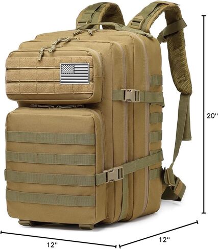 ATBP Military Tactical Molle Rucksack Backpack Large Travel Backpack Hiking Daypack Camping Hunting Backpack in Saudi Arabia