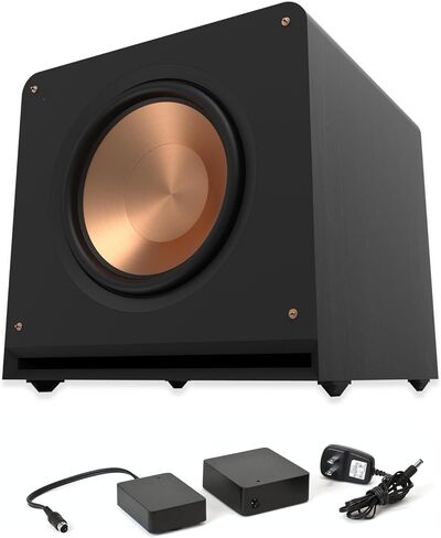 مضخم صوت Klipsch RP-1600SW مقاس 16 بوصة مع مجموعة لاسلكية WA-2 in Kuwait
