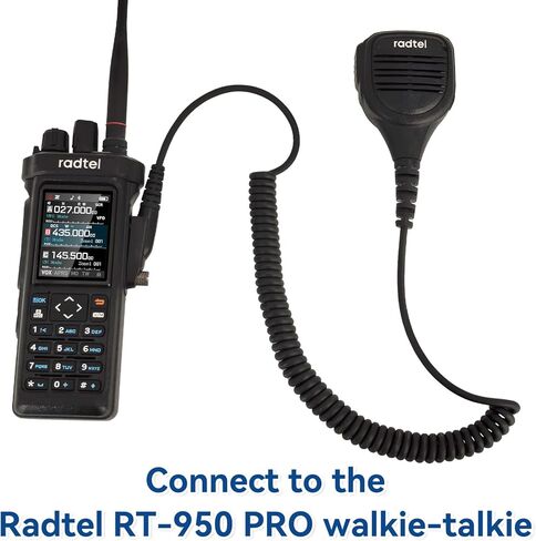 radtel Heavy Duty Waterproof Speaker Mic for RT-950 RT-950 PRO Radios, Noise-Cancelling Walkie Talkie Microphone in Saudi Arabia