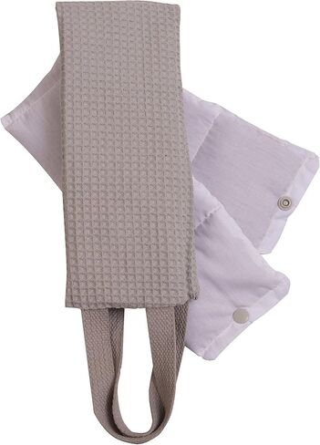 Vivi Relax-a-Bac Scarf Wrap Hot Cold Therapy Microwavable Heating Pad and Cold Compress, Grey in Saudi Arabia