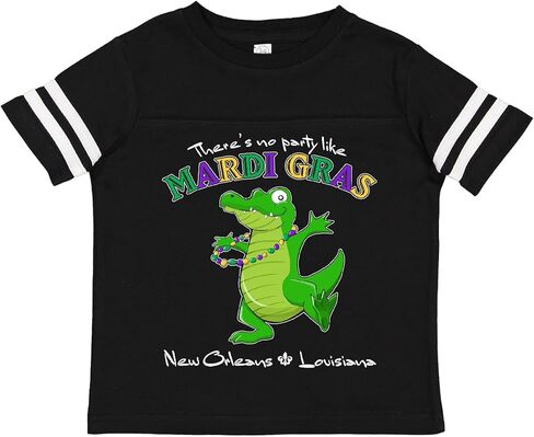 inktastic There's No Party Like Mardi Gras-Alligator Toddler T-Shirt in Saudi Arabia