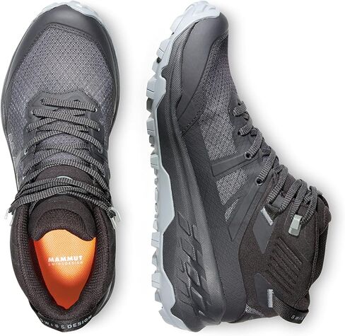 حذاء Mammut Sertig 2 Mid Gore-Tex للسيدات للمشي لمسافات طويلة، Sertig II Mid GTX للنساء، أسود، 24.5 سم in Saudi Arabia