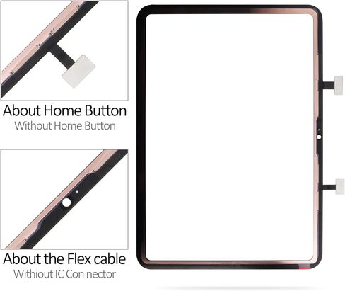 A-MIND for iPad 10 10th Generation 10.9-inch (2022) Touch Screen Digitizer Replacement Glass Front Panel Only No LCD Compatible with A2757 A2777 A2696 in Saudi Arabia