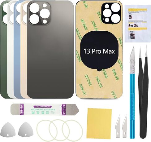 Back Screen Glass Cover Replacement Compatible with iPhone 13 Pro Max 6.7-Inches All Carriers (Alpine Green) in Saudi Arabia