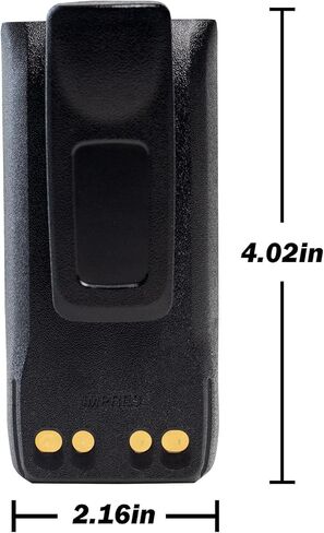 PMNN4808A PMNN4809A 7.2V 3000mAh IMPRES بطارية ليثيوم أيون بديلة لموتورولا R7 R7A PMNN4807 PMNN4807A PMNN4809 PMNN4810 PMNN4810A مع مشبك حزام in Saudi Arabia