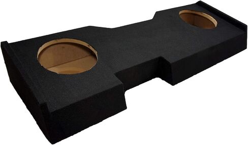 American Sound Connection Dual 10" Sub Box Subwoofer Enclosure Compatible with 2014-2018 GMC Sierra Crew Cab Truck in Saudi Arabia