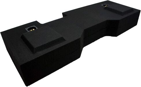 American Sound Connection Dual 10" Sub Box Subwoofer Enclosure Compatible with 2014-2018 GMC Sierra Crew Cab Truck in Saudi Arabia