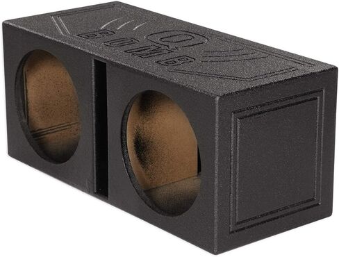Rockville RBL12V مزدوج 12 بوصة 1.5 قدم مكعب. حاوية مضخم صوت ذات فتحات تهوية، لمسة نهائية من بطانة السرير، صوت جهير عالي الطاقة، MDF متين، لعشاق صوت السيارة in Kuwait