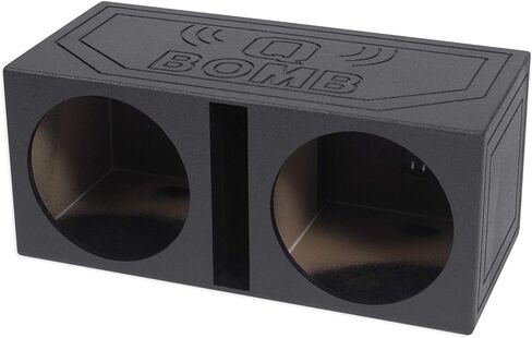 Rockville RBL12V مزدوج 12 بوصة 1.5 قدم مكعب. حاوية مضخم صوت ذات فتحات تهوية، لمسة نهائية من بطانة السرير، صوت جهير عالي الطاقة، MDF متين، لعشاق صوت السيارة in Kuwait