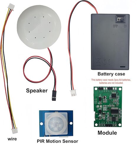 مجموعة وحدة تسجيل الصوت للموسيقى MP3 DIY لوحة تسجيل الصوت الترحيبية مع مكبر صوت ومستشعر حركة PIR in Kuwait