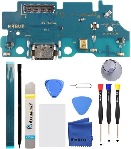 مجموعة استبدال منفذ الشحن لهاتف Samsung Galaxy A16 5G A166U USB Flex Dock Connector استبدال مرن لشحن SM-A166U SM-A166B SM-A166P SM-A166E SM-A166M in Saudi Arabia