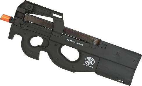 Evike Airsoft - علبة تروس معدنية كاملة الحجم مرخصة من FN Herstal AEG Airsoft P90 (اللون: أسود/بندقية فقط) (PID: 39653) in Saudi Arabia