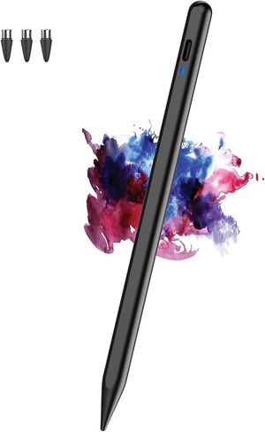 قلم CMARS Active Stylus لأجهزة Android/Samsung A9/A9+، قلم هاتف POM Tip مع قلم رصاص مغناطيسي قابل لإعادة الشحن لأجهزة Samsung/Android/iPhone/Huawei/Vivo/Oppo/Xiaomi/Honor - أسود in Kuwait