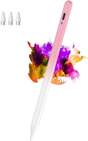 CMARS Active Stylus Pen for Android/Samsung A9/A9+, POM Tip Phone Pencil with Magnetic, Rechargeable Fine Point Tablet Pencil for Samsung/Android/iPhone/Huawei/Vivo/Oppo/Xiaomi/Honor - Black in Saudi Arabia