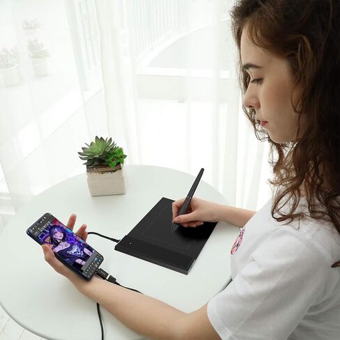 Drawing Tablet for Beginner Graphics OSU Tablet with Battery-Free Stylus 8192 Pressure Sensitive for Digital Art, Painting & Design, Compatible with Windows, Mac OS and Android in Saudi Arabia