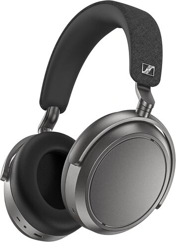 سماعات الرأس اللاسلكية Sennheiser Momentum 4، بلوتوث للمكالمات فائقة الوضوح مع إلغاء الضوضاء التكيفي، عمر البطارية 60 ساعة، صوت قابل للتخصيص، رمادي جرافيتي (متجدد) in Kuwait