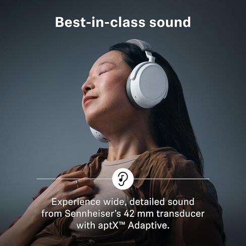 سماعات الرأس اللاسلكية Sennheiser Momentum 4، بلوتوث للمكالمات فائقة الوضوح مع إلغاء الضوضاء التكيفي، عمر البطارية 60 ساعة، صوت قابل للتخصيص، رمادي جرافيتي (متجدد) in Kuwait