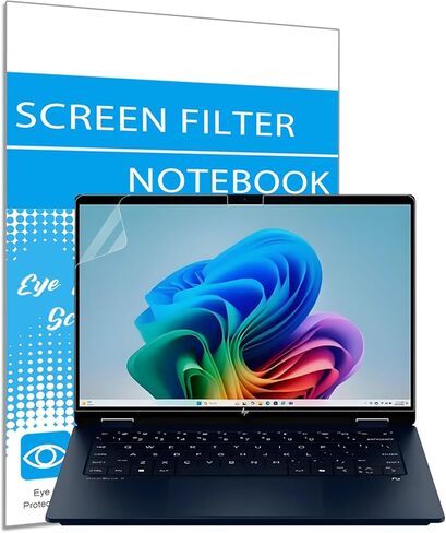 واقي شاشة مضاد للتوهج مقاس 14 بوصة من i-Tensodo لجهاز كمبيوتر محمول 2025 HP OmniBook X Flip x360 مقاس 14 بوصة 2 في 1 (14-fk/fm0000) بشاشة تعمل باللمس، وفلتر حماية للعين مضاد للتوهج in Saudi Arabia
