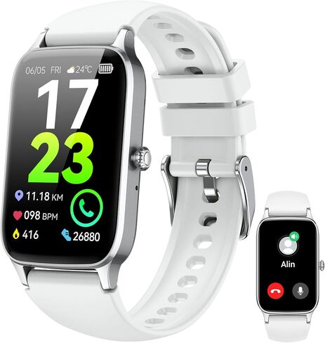 Smart Watch for Men Women(Answer/Make Call), 2025 Fitness Activity Tracker 1.57" Smartwatch with Heart Rate/Sleep Monitor/Pedometer/Calories/110+ Sports, IP68 Waterproof Fitness Watch for Android iOS in Saudi Arabia