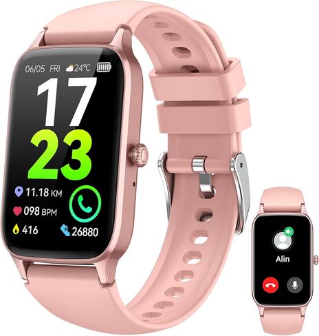 Smart Watch for Men Women(Answer/Make Call), 2025 Fitness Activity Tracker 1.57" Smartwatch with Heart Rate/Sleep Monitor/Pedometer/Calories/110+ Sports, IP68 Waterproof Fitness Watch for Android iOS in Saudi Arabia