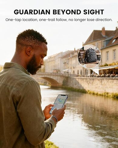 4-Pack Tracker Tags, Louder Sound Key Finder with an Extra Replacement Battery, Compatible with Apple Find My (iOS Only), Item Finder Air Tracker Smart Tag for Keys, Wallet, Suitcase, Luggage in Saudi Arabia