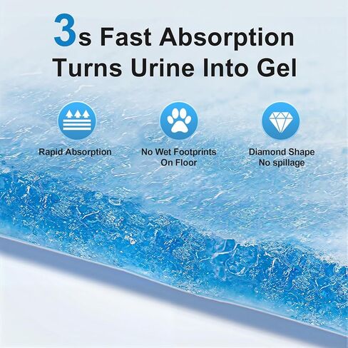 وسادات تبول للكلاب مقاس 4XL مقاس 36 × 36 بوصة سميكة مكونة من 6 طبقات، 100 قطعة، وسادات تبول فائقة الامتصاص، تمتص ما يصل إلى 12 كوبًا، مانعة للتسرب وسريعة الجفاف للجرو والجراحة وكبار السن والقطط والأرانب، 100 قطعة in Kuwait
