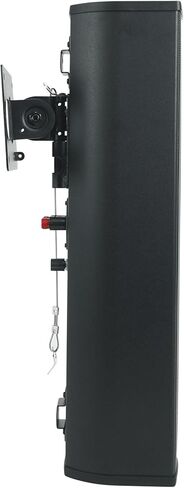 Rockville Wet Array 5 أسود 70 فولت 60 وات مكبر صوت عمود دوار تجاري مثبت على الحائط، تصميم مصفوفة خط ثنائي الاتجاه، IP55 مقاوم للماء، للاستخدام الداخلي/الخارجي للمطاعم والكنائس والقاعات (12 عنصر) in Kuwait