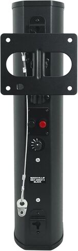 Rockville Wet Array 5 أسود 70 فولت 60 وات مكبر صوت عمود دوار تجاري مثبت على الحائط، تصميم مصفوفة خط ثنائي الاتجاه، IP55 مقاوم للماء، للاستخدام الداخلي/الخارجي للمطاعم والكنائس والقاعات (12 عنصر) in Kuwait