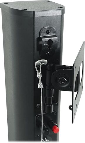 Rockville Wet Array 5 أسود 70 فولت 60 وات مكبر صوت عمود دوار تجاري مثبت على الحائط، تصميم مصفوفة خط ثنائي الاتجاه، IP55 مقاوم للماء، للاستخدام الداخلي/الخارجي للمطاعم والكنائس والقاعات (12 عنصر) in Kuwait