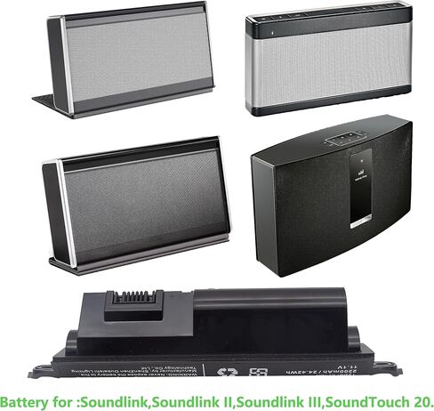 Updated Bose Soundlink Series Battery for SoundLink III Soundlink II SoundTouch 20 404600 330107 359495 359498 330105 330105A 330107A 404600 404900 SoundLink 2 SoundLink 3 in Saudi Arabia