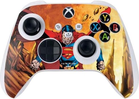 Skinit Decal Gaming Skin Compatible with Xbox Series S Controller - Officially Licensed DC Comics Superman Flying Pose Action Comics #957 Art by Patch Zircher Design in Saudi Arabia