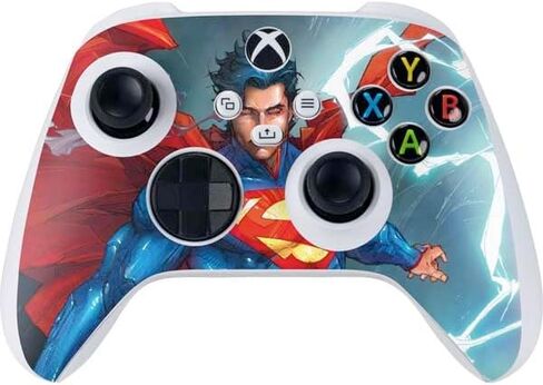 Skinit Decal Gaming Skin Compatible with Xbox Series S Controller - Officially Licensed DC Comics Superman Flying Pose Action Comics #957 Art by Patch Zircher Design in Saudi Arabia