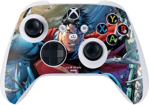 Skinit Decal Gaming Skin Compatible with Xbox Series S Controller - Officially Licensed DC Comics Superman Flying Pose Action Comics #957 Art by Patch Zircher Design in Saudi Arabia