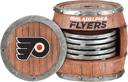 Foco Chicago Blackhawks NHL 5 Pack Barrel Coasters in Saudi Arabia