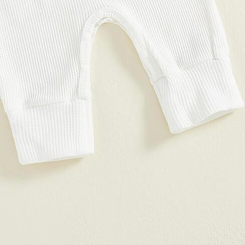 Newborn Baby Girl Clothes Long Sleeve Crew Neck Letter Embroidery One Piece Romper Jumpsuit Infant Fall Winter Outfit in Saudi Arabia
