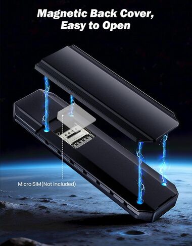 Joytutus 4G LTE Portable WiFi Router 150Mbps USB Modem Unlocked Travel Mobile Hotspot Router for Desktop PC/Notebook/TV/Power Bank (No Include SIM Card) in Saudi Arabia